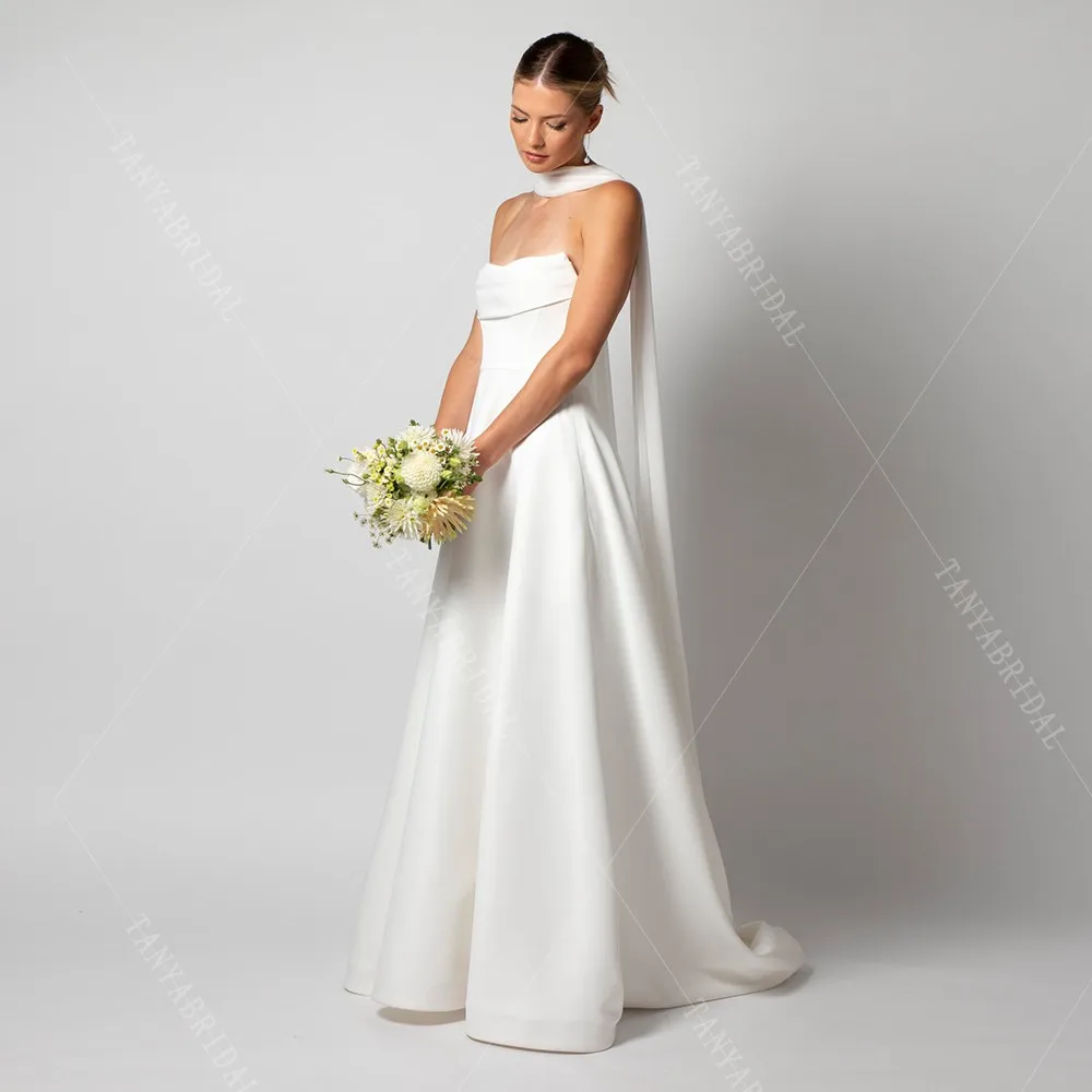 Bohomian Bridal Neck Scarf Bridal Chiffon Scarves Long Scarf Veil Elegant Wedding Scarf Shoulder Cape Veil Wrap TSWD669 image 6