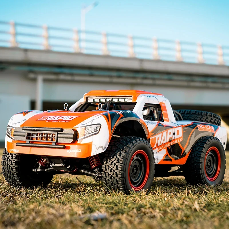 Q130 RC Car 1/14 70 KM/H 4WD Off-road Brushless Motor Remote Control Cars High Speed Drift Pickup Kids Toys Festival Gifts