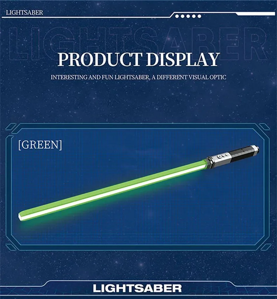 629PCS Movie MOC Lightsaber Building Blocks LED Sword Weapon Cosplay Decoration Model Bricks Assembly Toys For Children Boy Gift