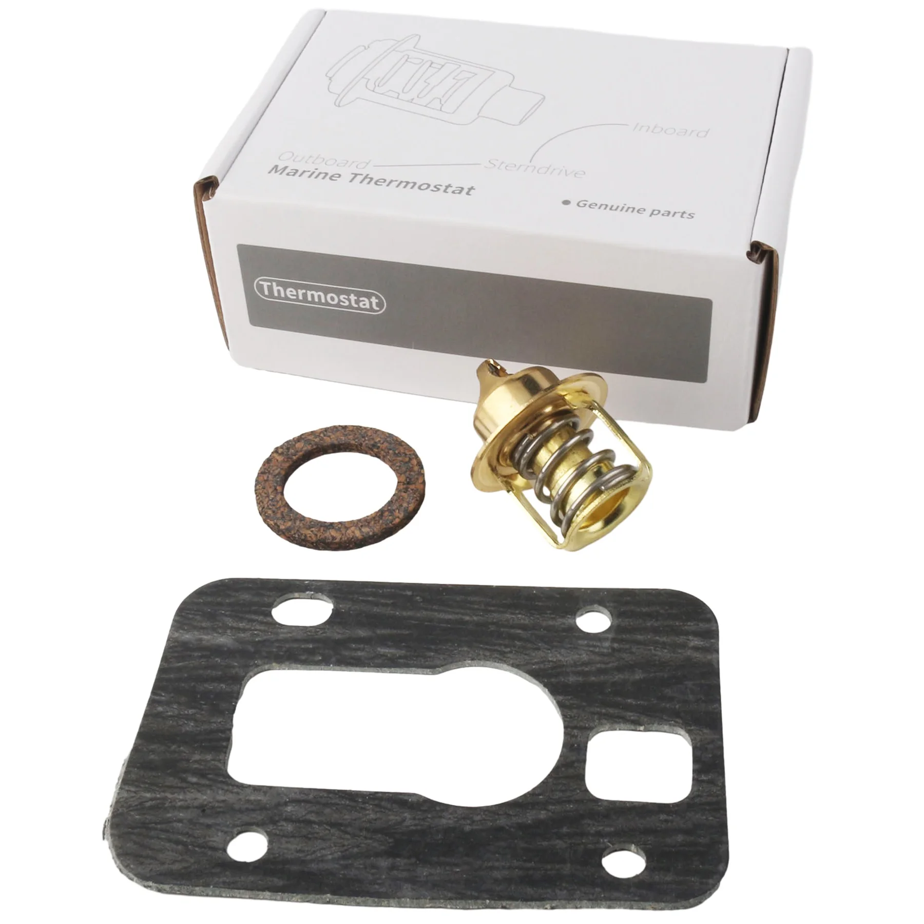 

Soxa Marine 160ºF 71ºC Outboards Thermostat Kit For Evinrude Johnson OMC Cobra 2.5L & 3.0L Sterndrives 0778064 0982554 03853799
