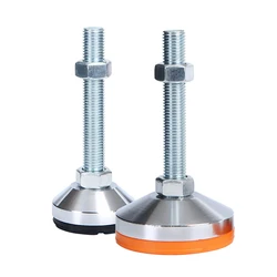 M8 M10 M12 M14 M16 Heavy Metal Foot Cup/Fixed Foundation Screw/Adjustable Foot/Anti Slip Shock Absorber Support Foot 50 80 100