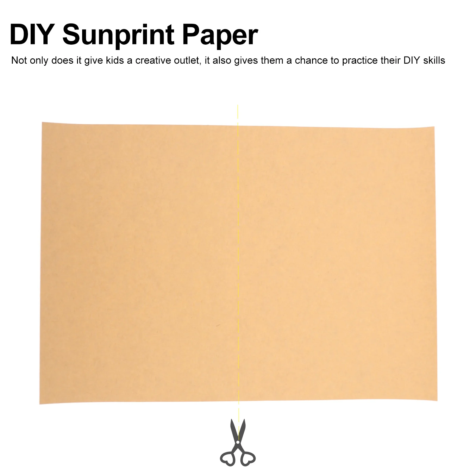 100 Pcs A4 Kraft Cardboard Drawing Paper 4K Ripple DIY Painting Decorations Square Graffiti