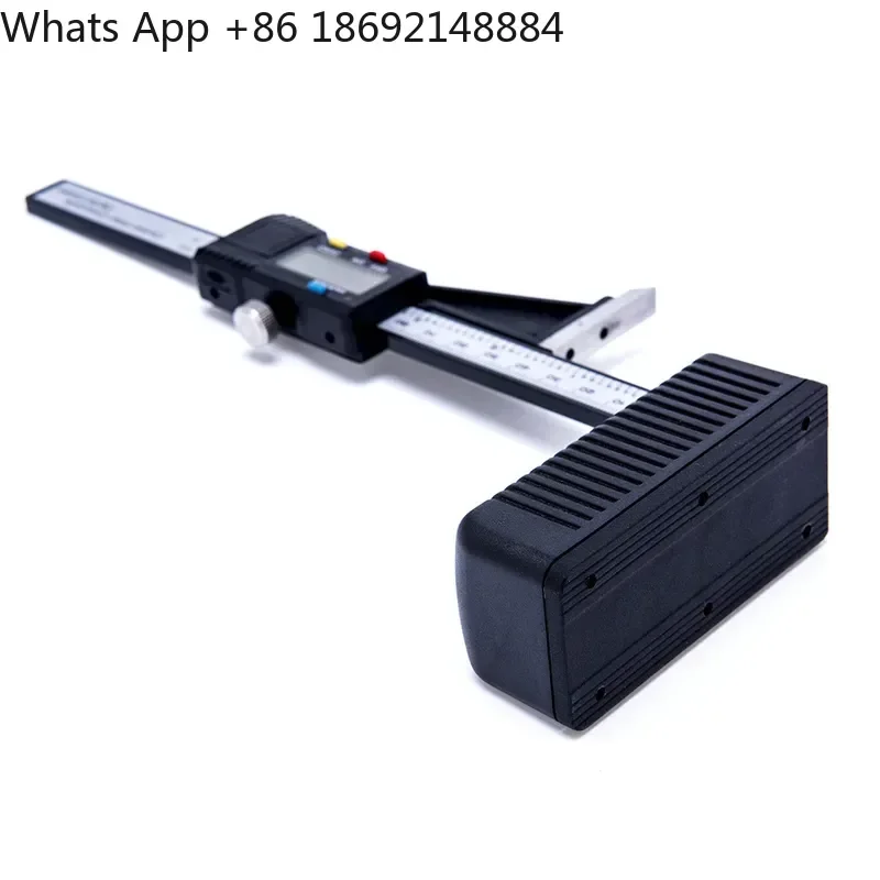 Digital Height Ruler 150 mm for Woodworking Altitude Measurement Depth Gauge with Magnetic Base Measuring Tool Instrument