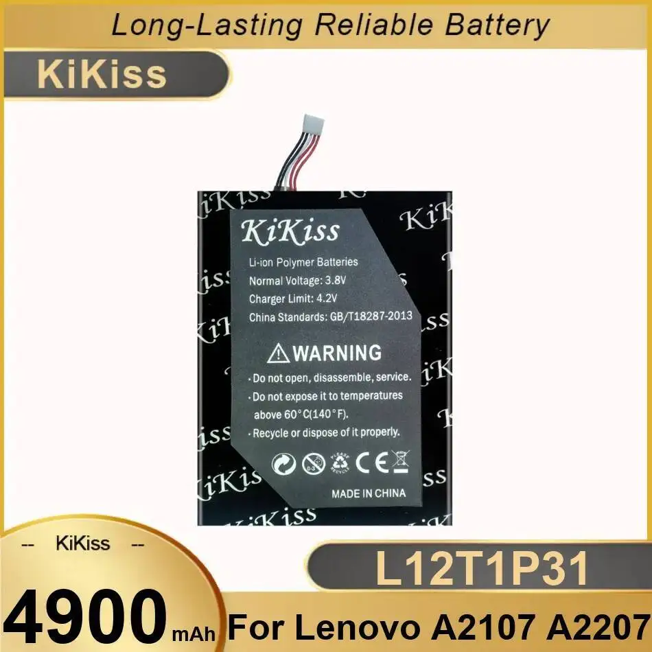 

Для Lenovo A2107 A2207 аккумулятор для планшета 4900 мАч надежная замена долговечная производительность L12T1P31