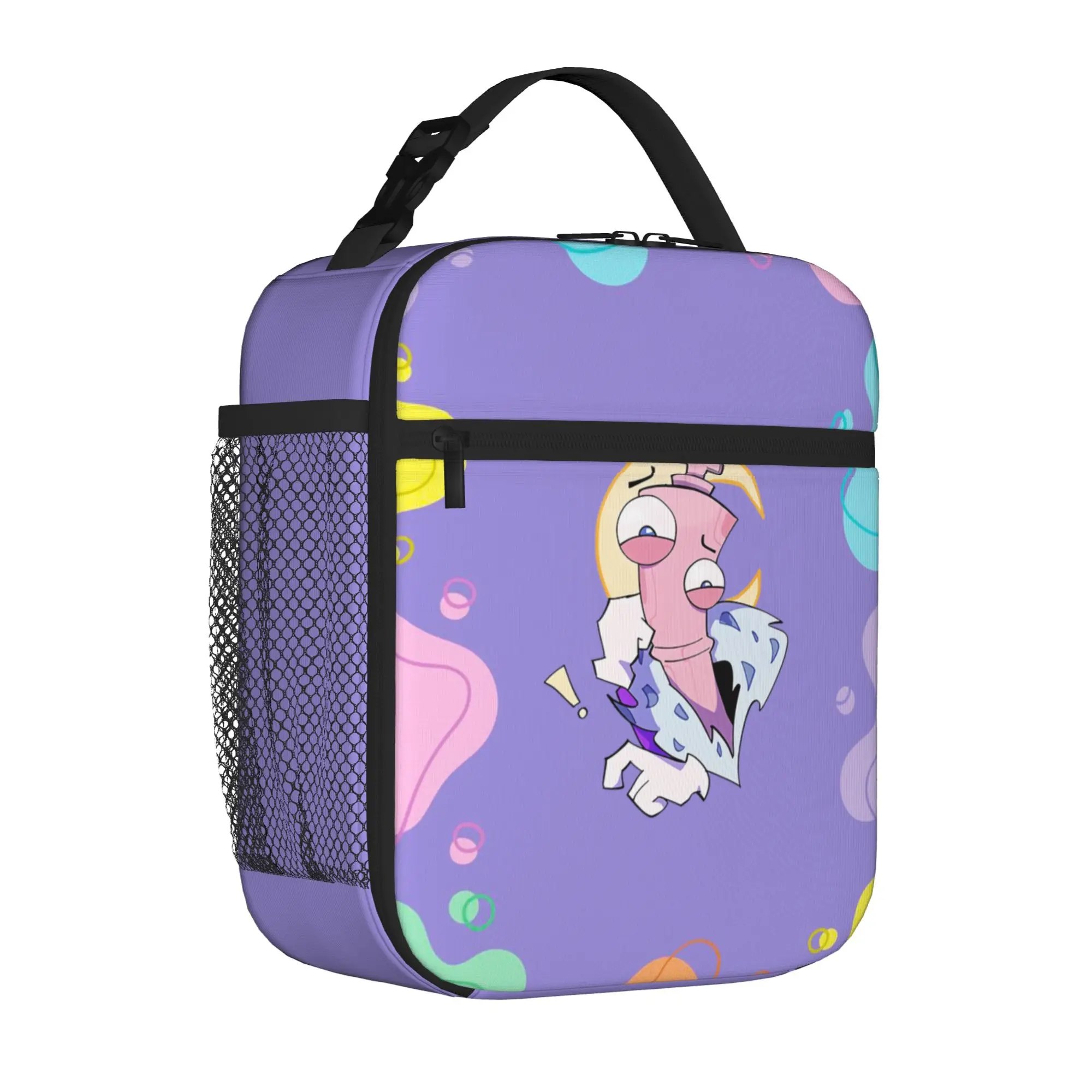 Kinger Cartoon Digitals Circus Thermal Insulated Lunch Bag for Office  Portable Bento Box Cooler Thermal Lunch Boxes