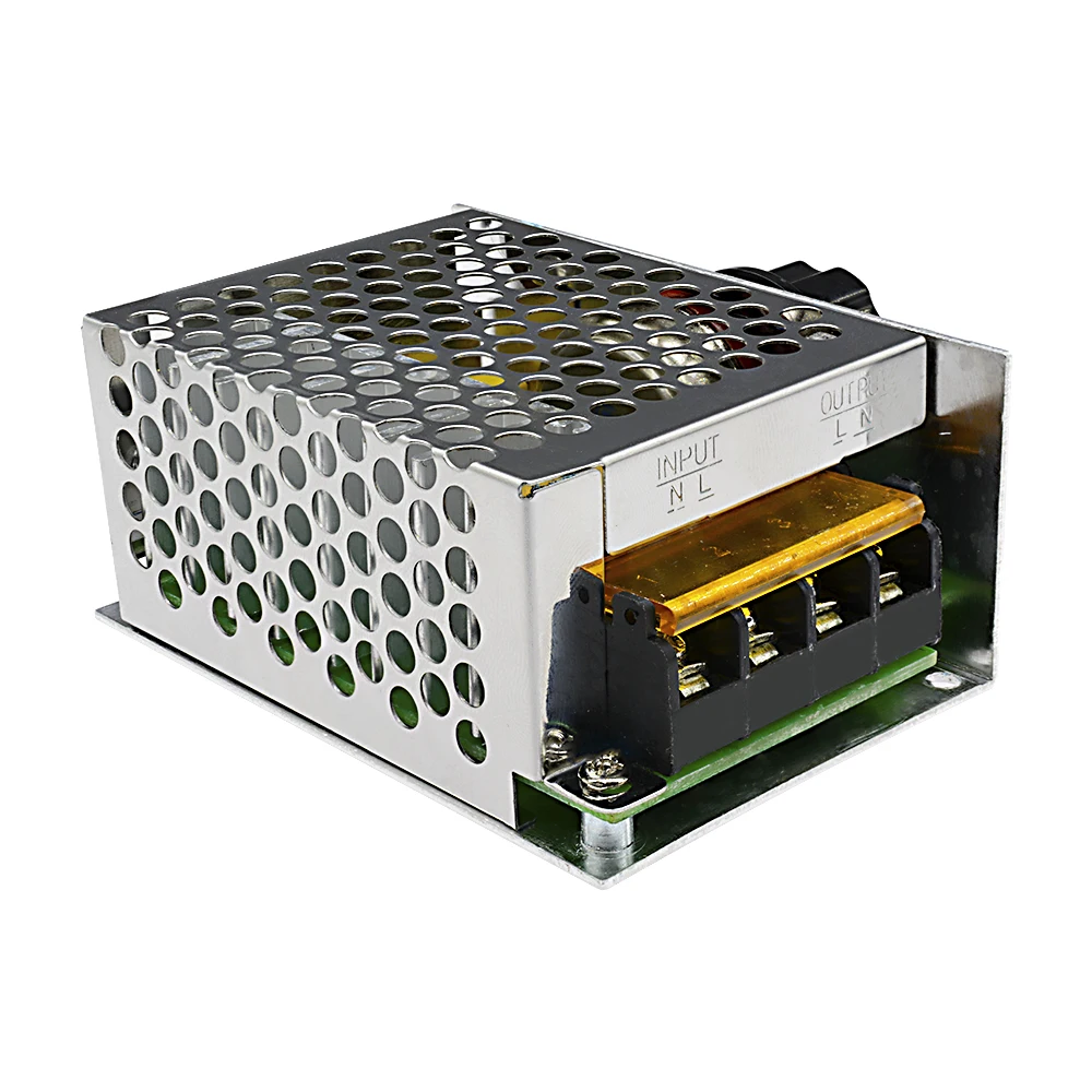 Professional Voltage Regulators 4000W 220V High Power SCR Speed Controller Electronic Voltage Regulator Governor image 6