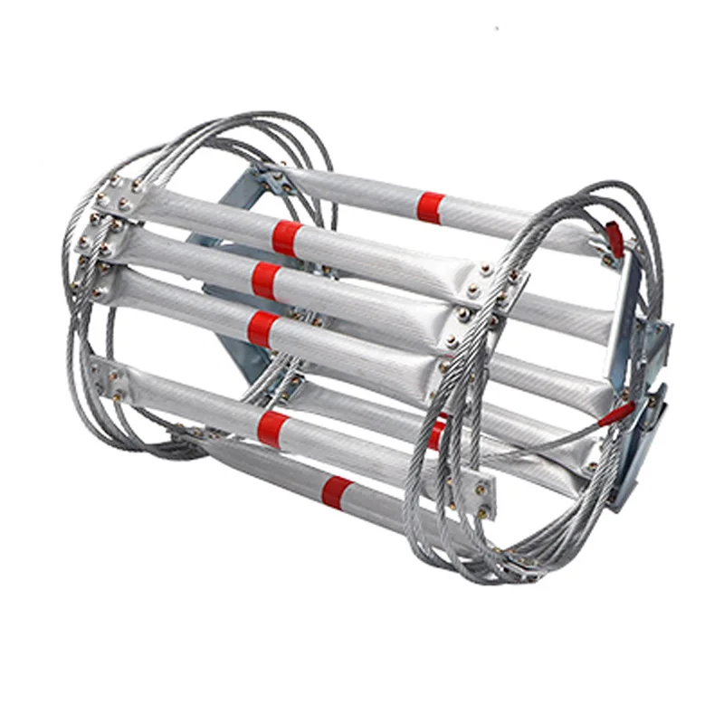 10m Steel Wire Rope  Ladder Fire Escape Rope Ladder Household Fire Prevention High-Altitude Rescue Engineering Climbing Ladder