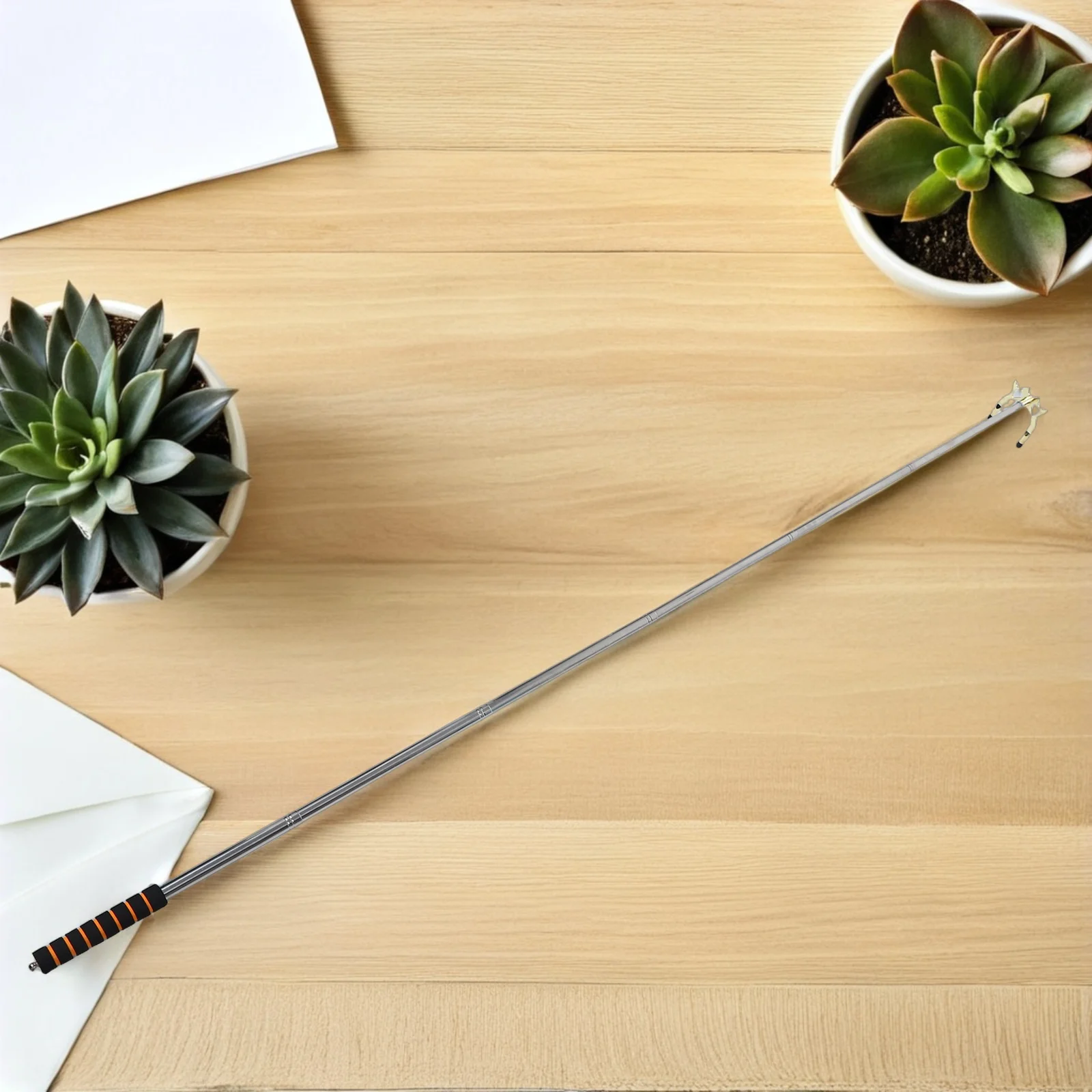 스테인리스 스틸 접이식 당구 큐대 텔레스코픽 디자인 탈부착 가능한 헤드 당구대용 향상된 정확성 휴대용