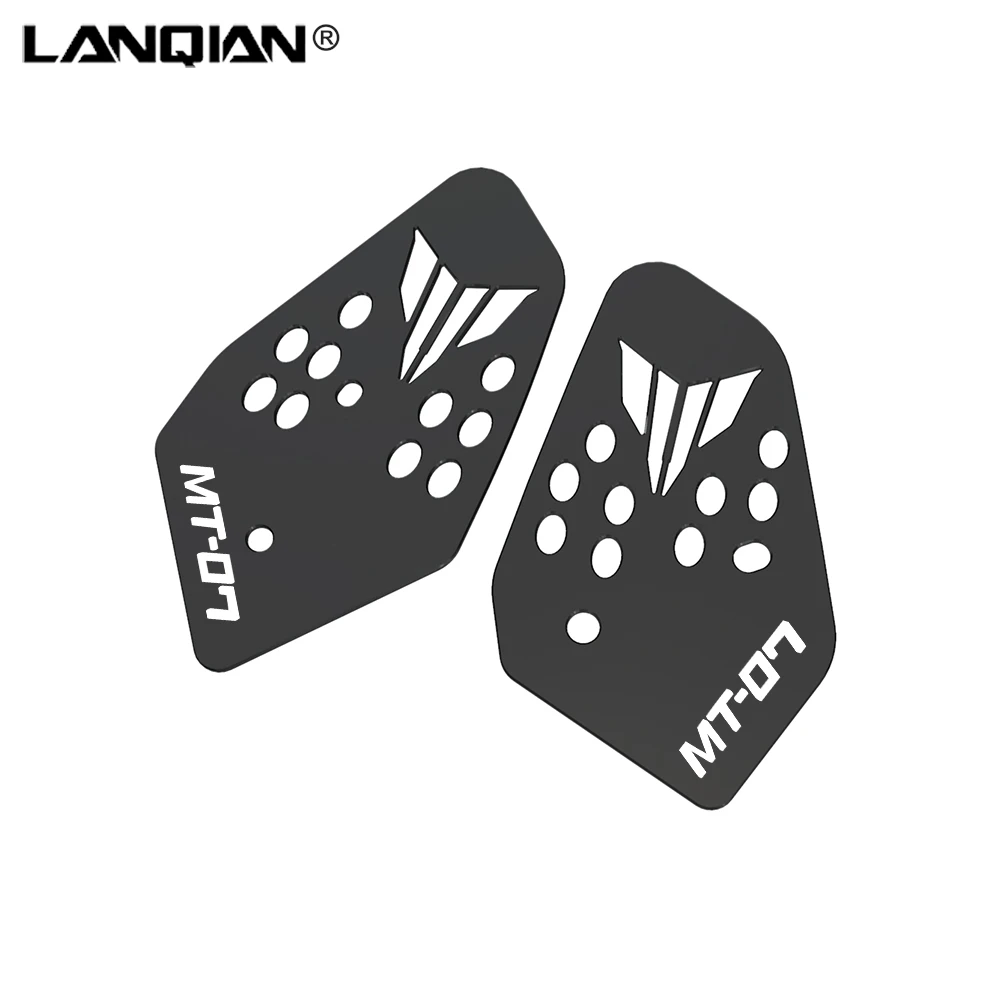 Motorcycle Accessories FootPeg Footrest Heel Plates Foot Rest Pegs Pedal Guard Extension FOR YAMAHA MT07 XSR700 FZ07 2014-2024 - view 3