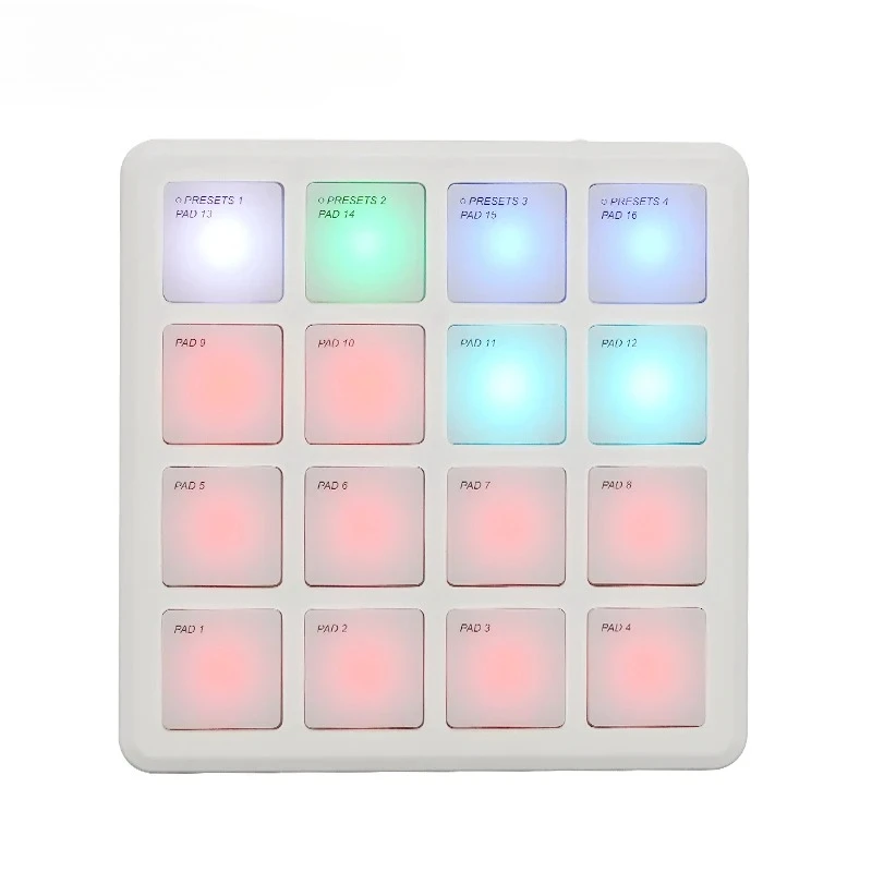 SK-16 SMC-PAD Pocket Pad Portable Wireless MIDI Controller 16 Pads Suitable Percussion Keyboard  USB-C Interface view 2