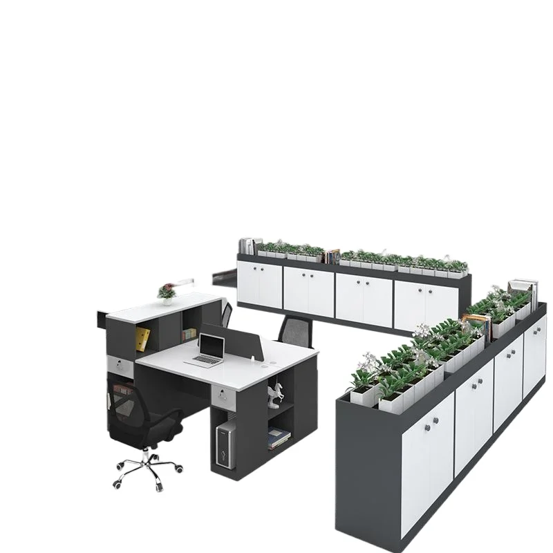 

Simple wooden office with lock partition office low cabinet