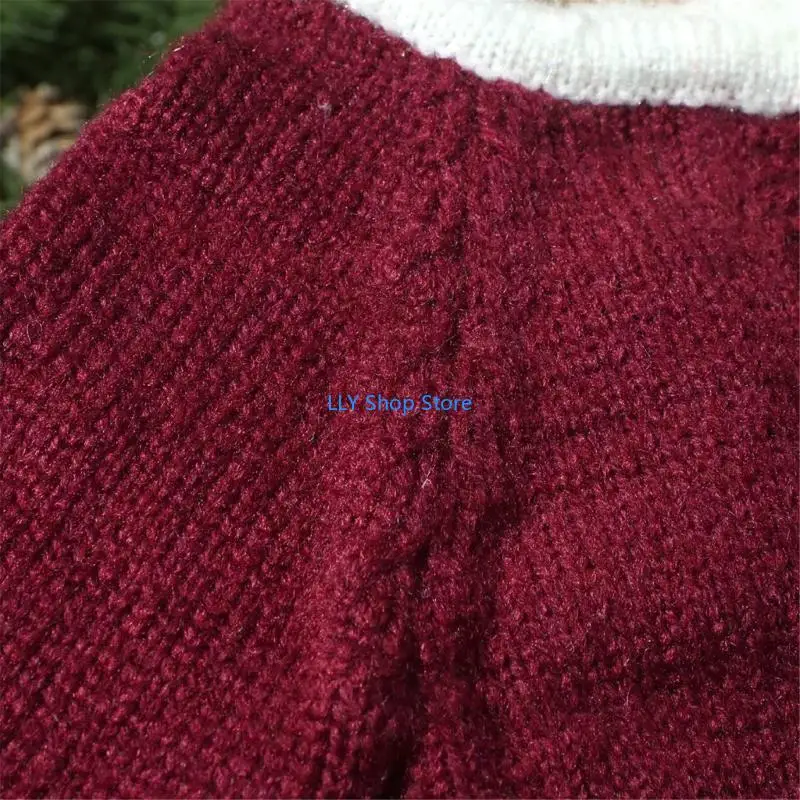 T8UD جميل عيد الميلاد زي قبعة ورومبير مجموعة الوليد التصوير الدعائم الطفل صور الانتحال دعوى الرضع التصوير الزي