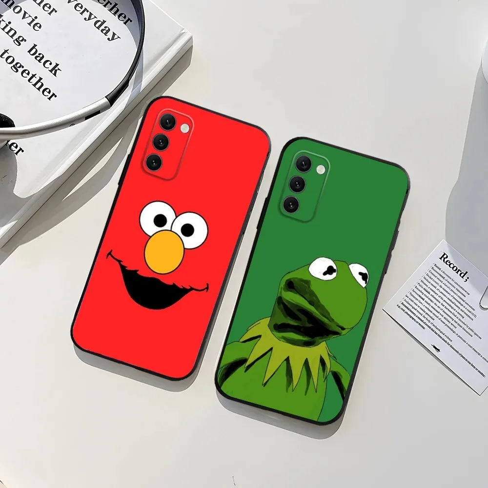 S-Sesame-funda de teléfono S-Street para Samsung Galaxy A13,A21s,A22,A31,A32,A52,A53,A71,A80,A91, carcasa negra suave