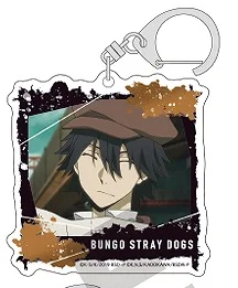 Game Akutagawa Nakajima Izumi Kyouka Nakahara Chuya Dazai Osamu Keychain Doll Anime Acrylic Keyring Pendant for Gift