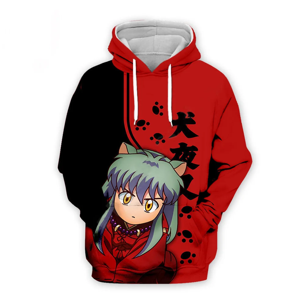 Anime inuyasha sakuya izayoi cosplay hoodies moletom outono dos homens harajuku jaquetas casaco topos para a mulher roupa de halloween