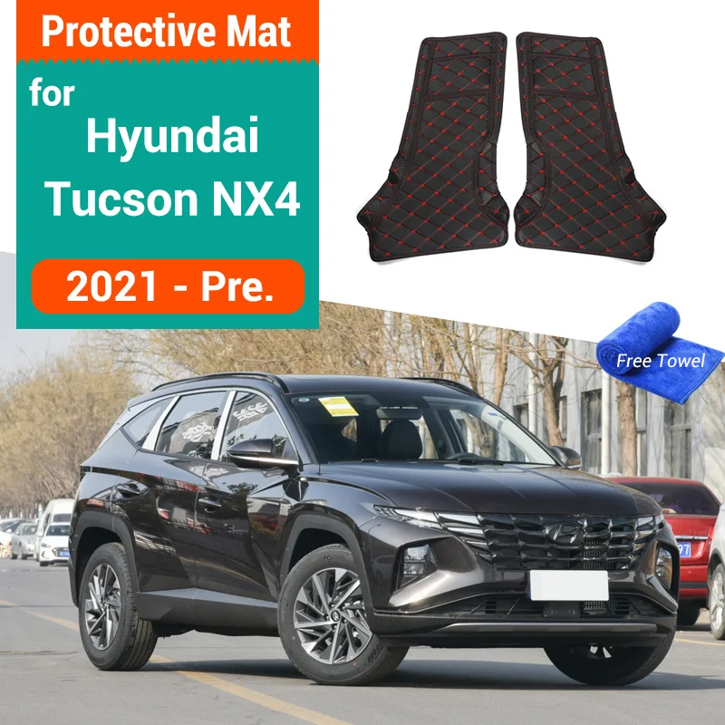 

Автомобильный коврик для багажника Hyundai Tucson NX4 2021 2022 2023, напольный подлокотник, защитная подушка, подкладка для груза, фотомаска