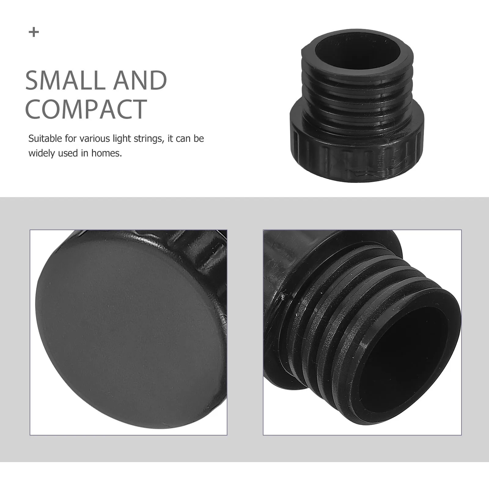 1pcs Light Socket Safety Caps For String Lights Durable Weather Resistant Indoor Outdoor Use Protective Covers Plug Retainer