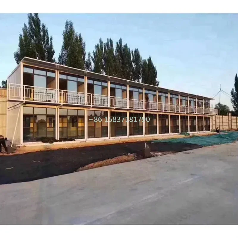 China Container House Expandable Home Container Portable Mobile Home Double Wing Folding Room Container House for New Zealand