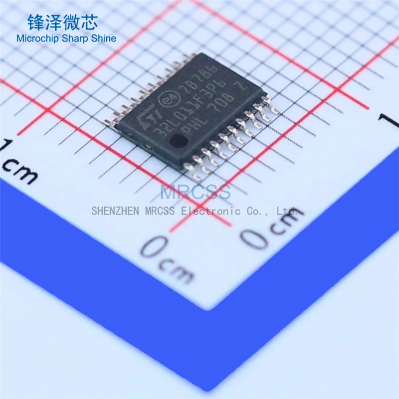 MCU 32-Bit Ultra Low Power STM32L ARM Cortex M0+ RISC 8kB Flash 20-Pin TSSOP Tray - Trays STM32L011F3P6