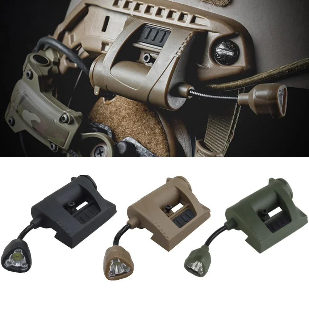 MPLS CHARGE Capacete Cabeça Luz 3 Modos LED Capacete Lanterna Nylon Economia de Energia Forte para Caça Camping Equipamento Airsoft