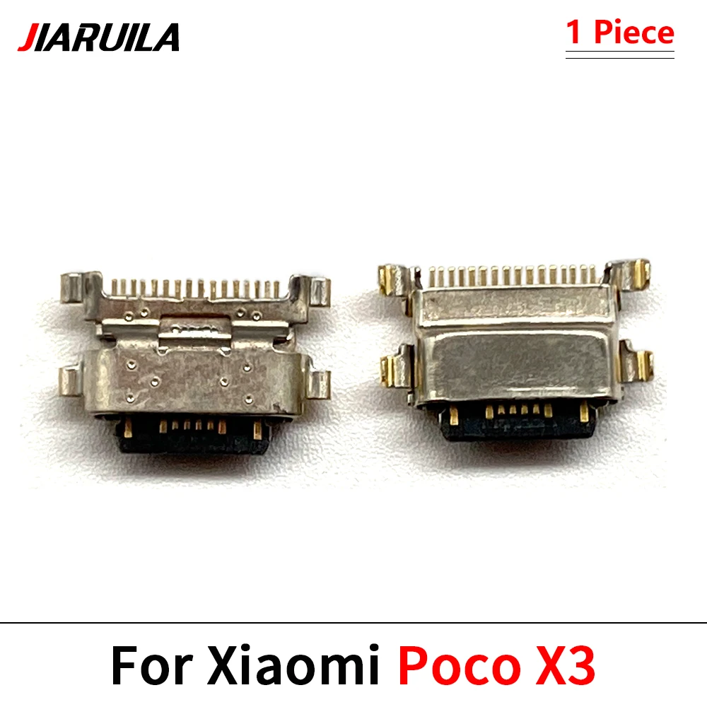 50Pcs, For Xiaomi Poco X3 GT F4 F2 Pro USB Charging Port Dock Socket Plug Charger Connector