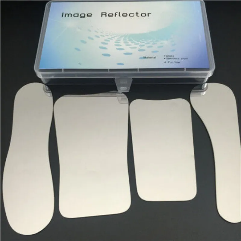 

1Set/4pcs Autoclavable Dental Photography Mirror Double-Sided Mirror Intra-Oral Orthodontic Reflector Dental Instrument