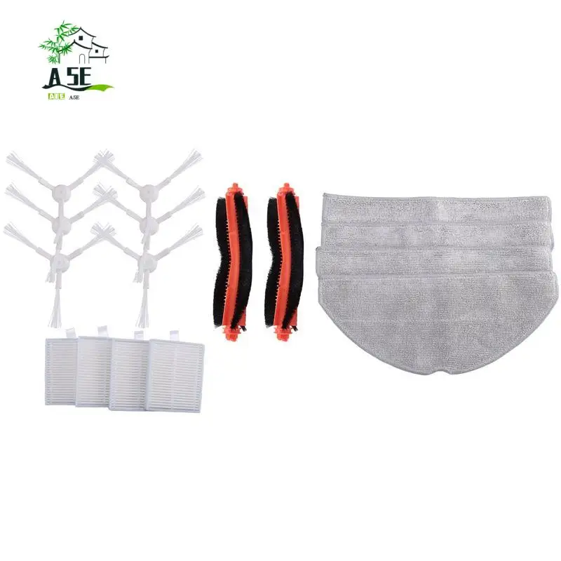 

A05E-для Xiaomi E10 B112 E12 робот-пылесос основная боковая щетка ткань для швабры Hepa фильтр запасные части наборы аксессуаров