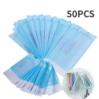 20/50pcs Self-sealing Sterilization Pouches Bags 5 Sizes Medical-grade Bag Disposable Nail Art Tattoo Accessories Supplies