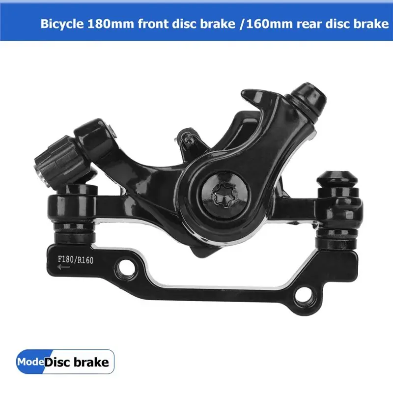NEW HOT In Stock-Bicycle Disc Brake Caliper 180Mm/Front& 160Mm/Rear Wheel Cable Assisted Braking System Smooth Stopping Performa