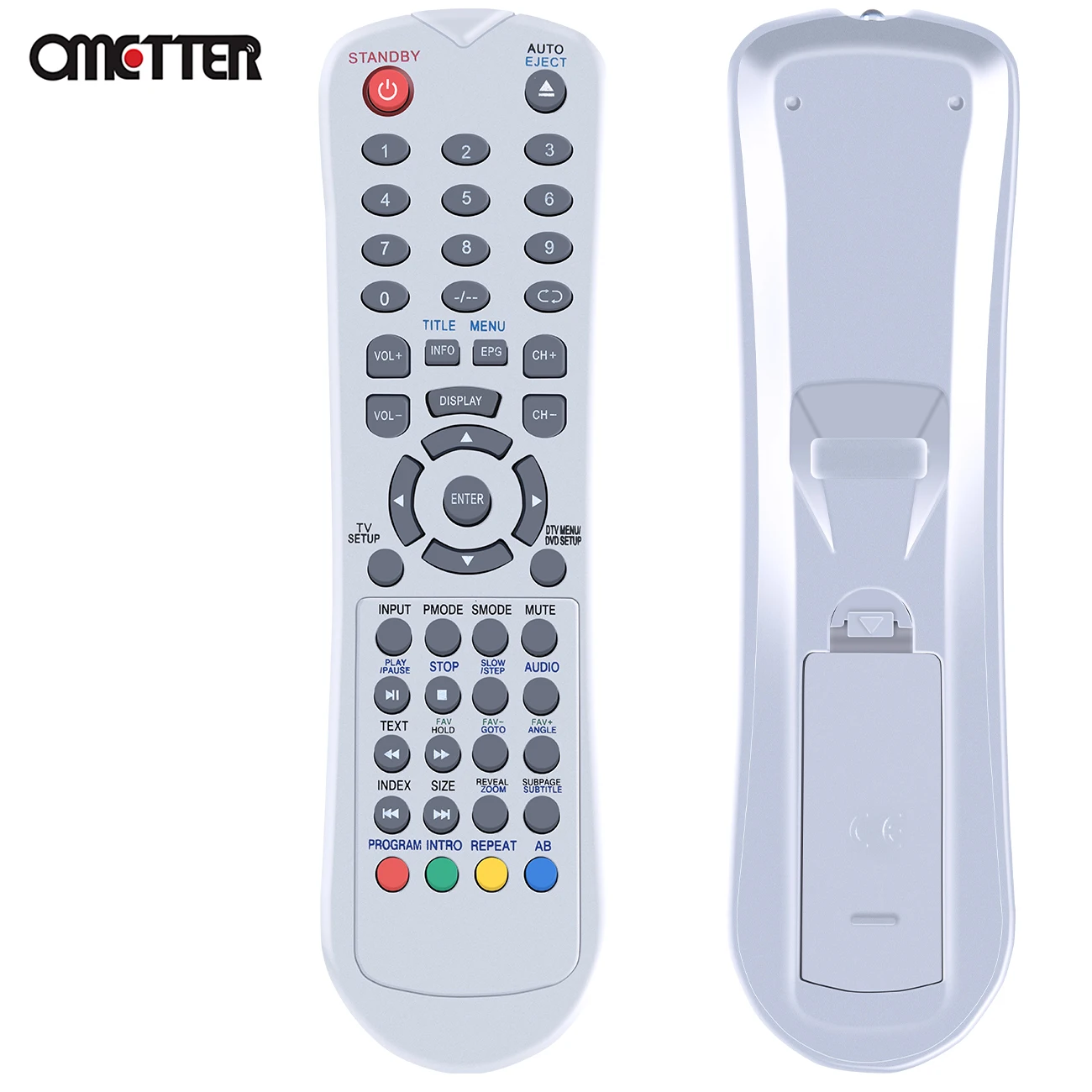 Sostituzione per MT LOGIC TFDVD2318 838-2 per telecomando TV NOKASONIC