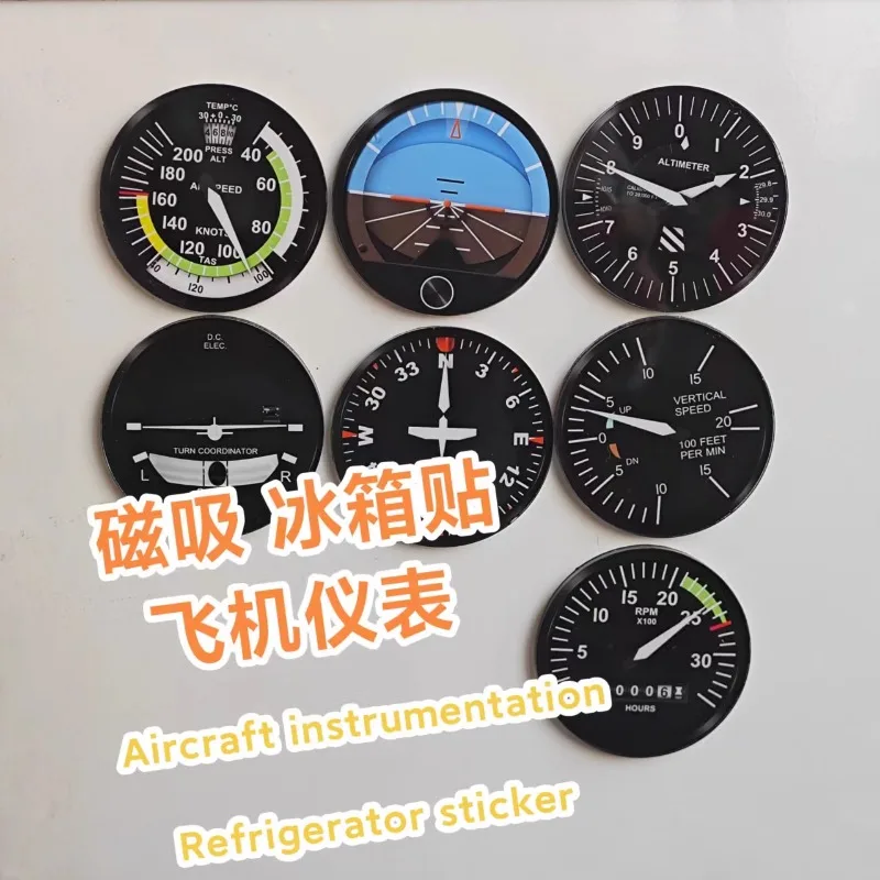Aircraft instrument model refrigerator sticker Cessna aircraft model gift simulation training Cessna aircraft instrument