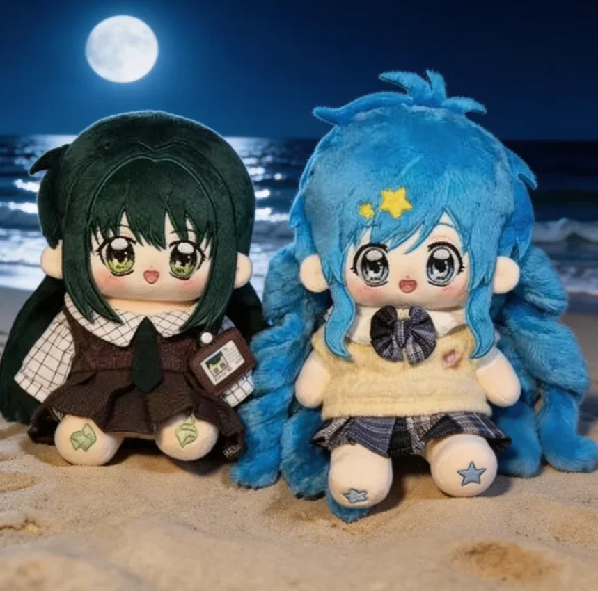 

Stuffed 20cm Anime Pichi Pichi Pitch Role Hanon Hosho Toin Rina Plushies Kids Toys Cartoon Dress Up Toy Figures Xmas Birth Gift