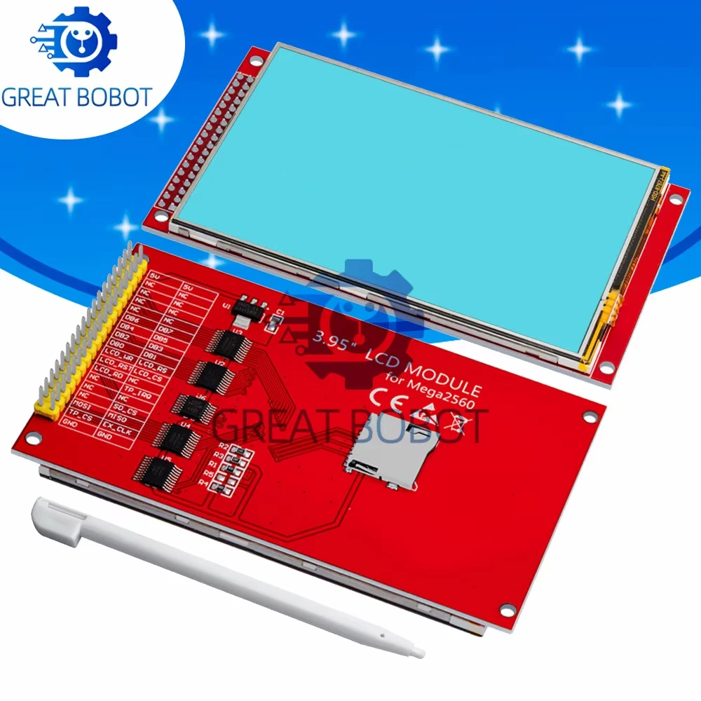 3.95/4.0 بوصة 320*480 ILI9488 TFT وحدة عرض LCD ملونة مع لوحة اللمس-متوافق مع Arduino لـ UNO & Mega2560 8Bit #1