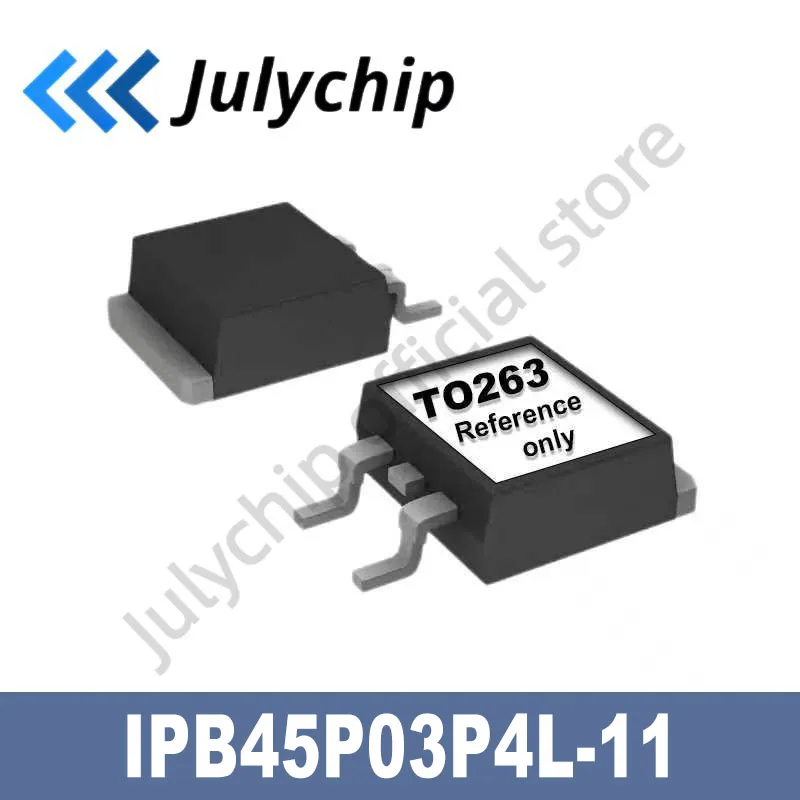 IPB45P03P4L-11 NEW ORIGINAL P-Channel 30 V 45A (Tc) 58W (Tc) Surface Mount PG-TO263-3-2