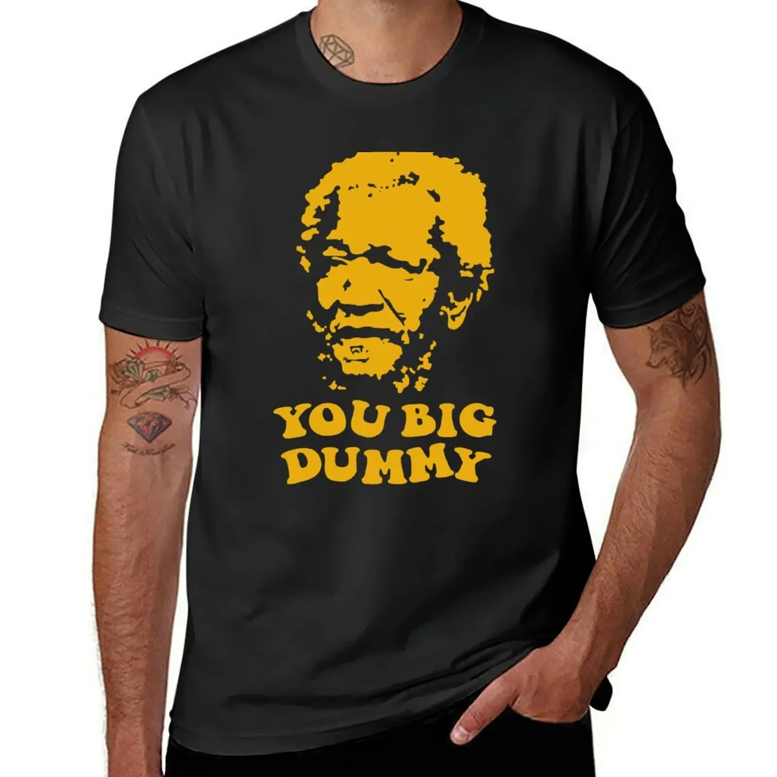 You Big Dummy T-Shirt vintage graphic tee plus size tops t shirt men 100℅ cotton