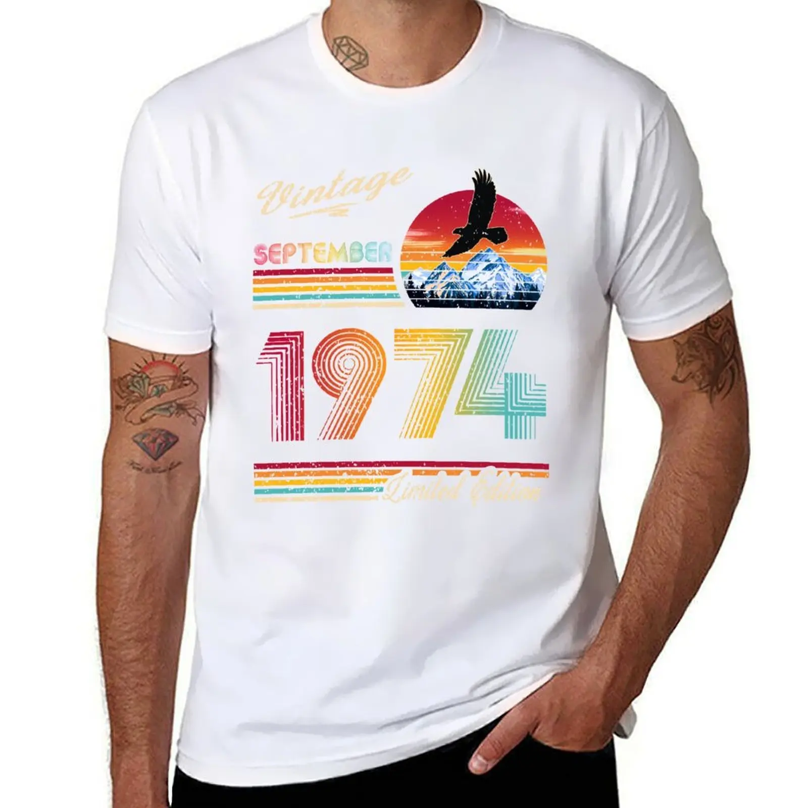 

September 1974 Birthday T-Shirt Mechanic Work Tee Shirt