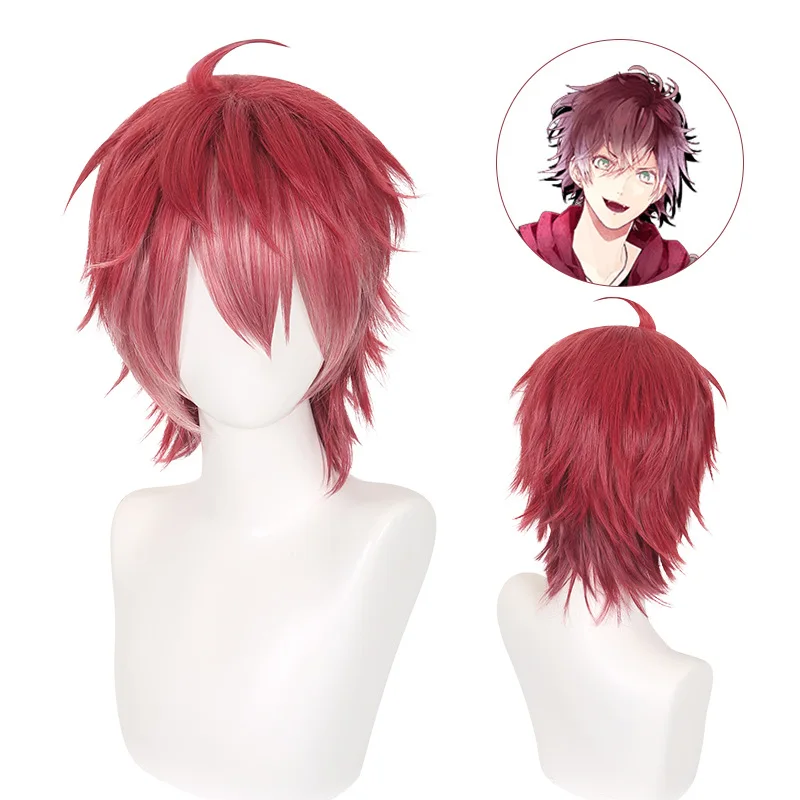 Devil Lover Reversal Yuzuru Akito Red And White Gradient COS Wig With Fluffy Top