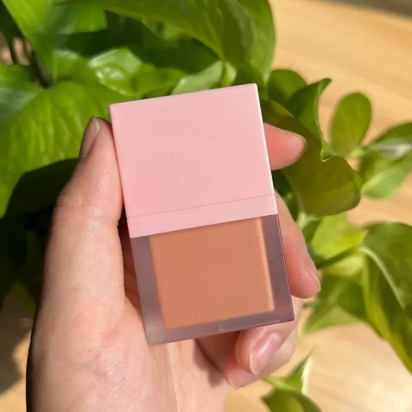 6ml Private Label Lipgloss Custom Bulk Frosted Thin Square Tube Gloss Non-stick Waterproof Matte Glaze Pink Package Lips Makeup