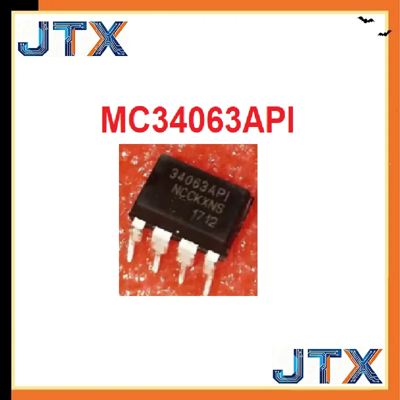 10PCS/LOT Switching regulator IC MC34063API DIP-8 MC34063AP1 MC34063 DIP8 34063API IC MC34063A SOP-8 MC34063ADR SOP8