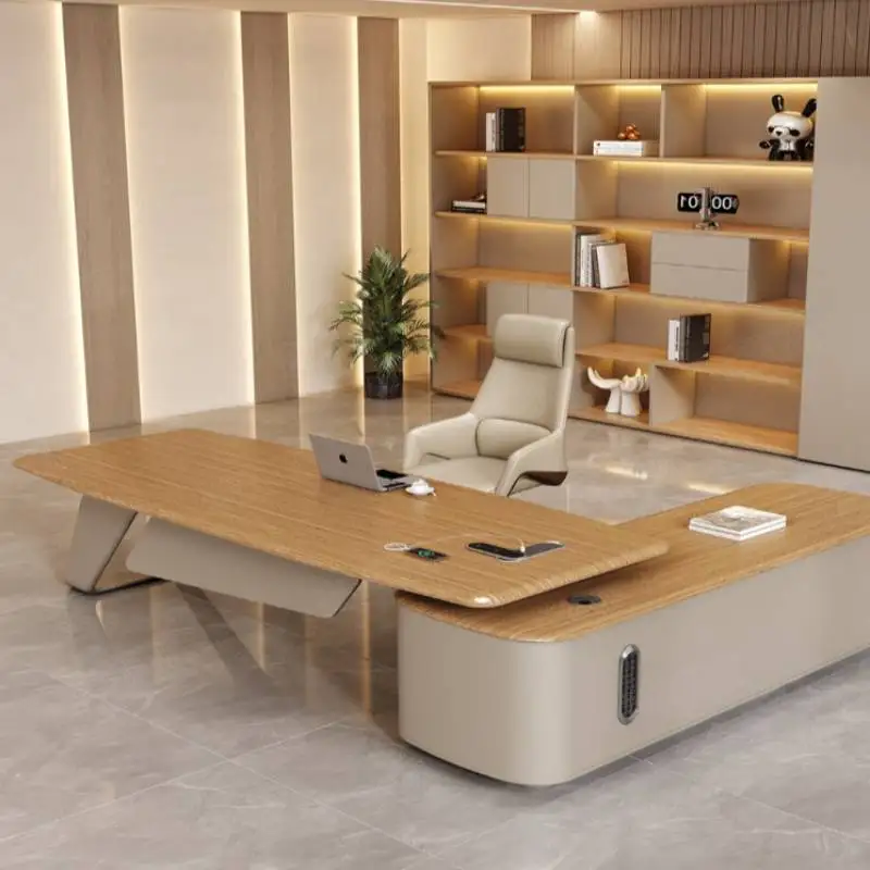 Luxury Modern Office Desks Executive Desktop Corner Study Office Desks  Standing Portable Mesas De Computador Office Furniture