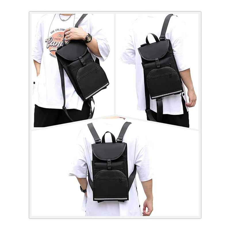 Skateboard Backpacks Foldable Skateboard Bags For Men And Boys With Reflective Strip