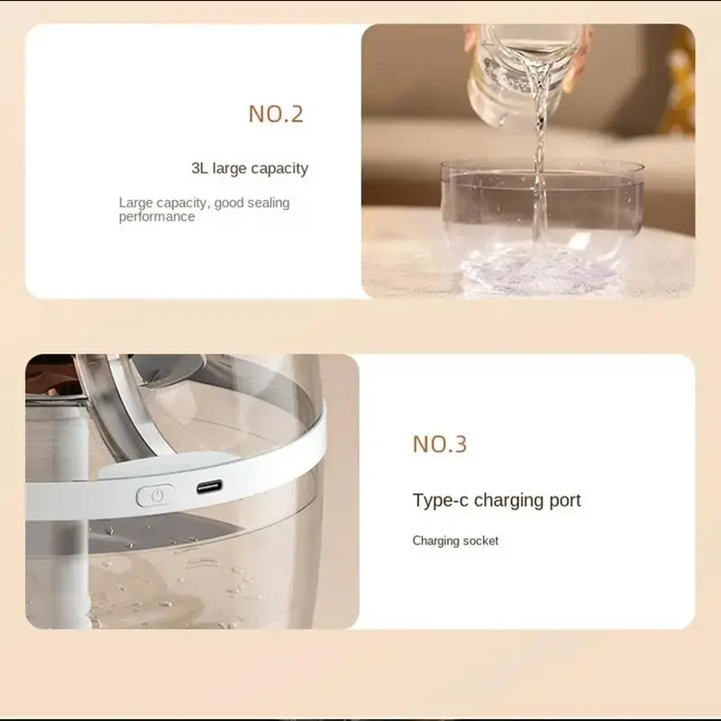 Cool Mist Humidifiers House Humidifier Aroma Air Purifier Mini Silent Double Spray Humidifiers Decoration Light for Bedroom Home