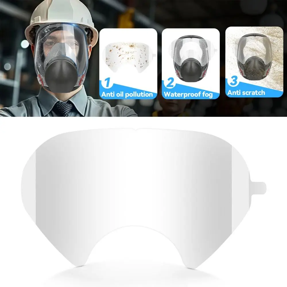 Peel Off Lens Cover Anti-Fog Protective Lens Film Protective Lens Film Waterproof Full Face Screen Protector