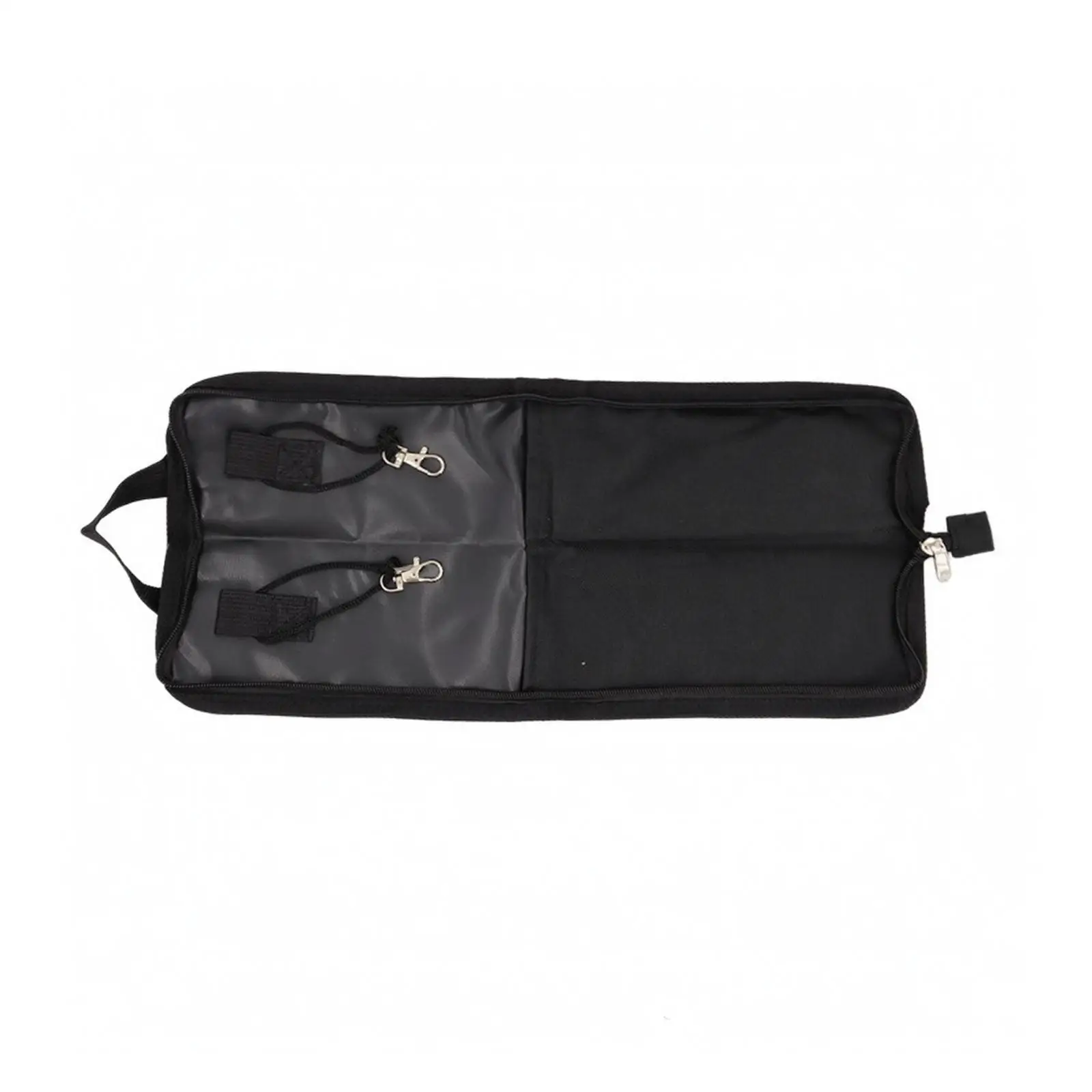 Drumstick Bag with Hanging Straps Portable Drumstick Carrying Case Zippered Percussion Accessory Bag Soft-Sided Slim