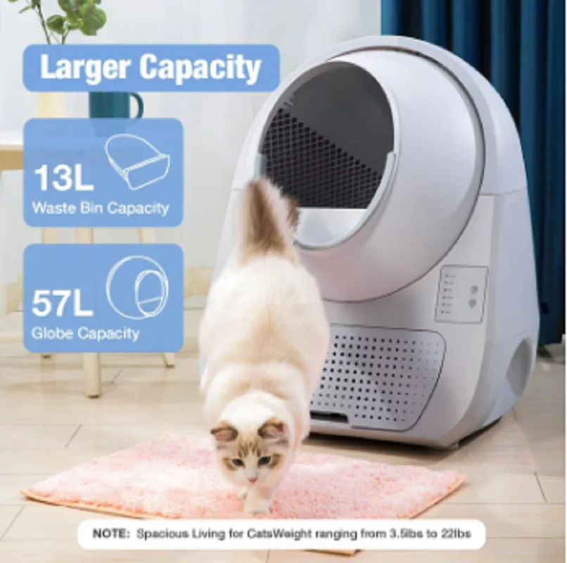 CATLINK PRO-X Pet Smart Cat Litter Box Automatic Cat Toilet Remote App ControlOdor-Free Large splash-proof cats toilet