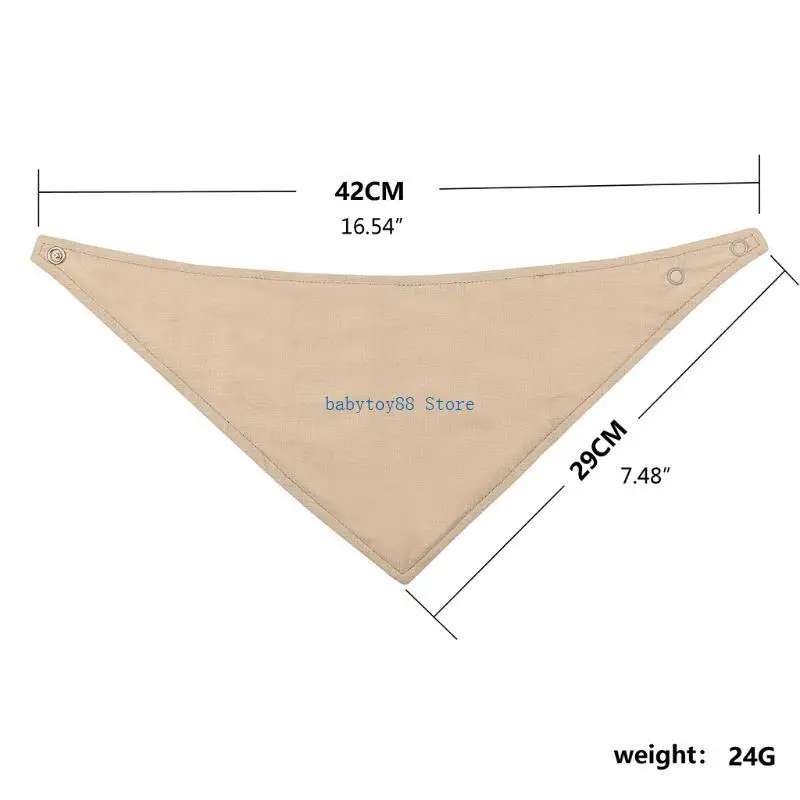 Y4UD 4 個ソフトコットンバンダナモスリン吸収性唾液タオルベビー幼児授乳よだれかけ