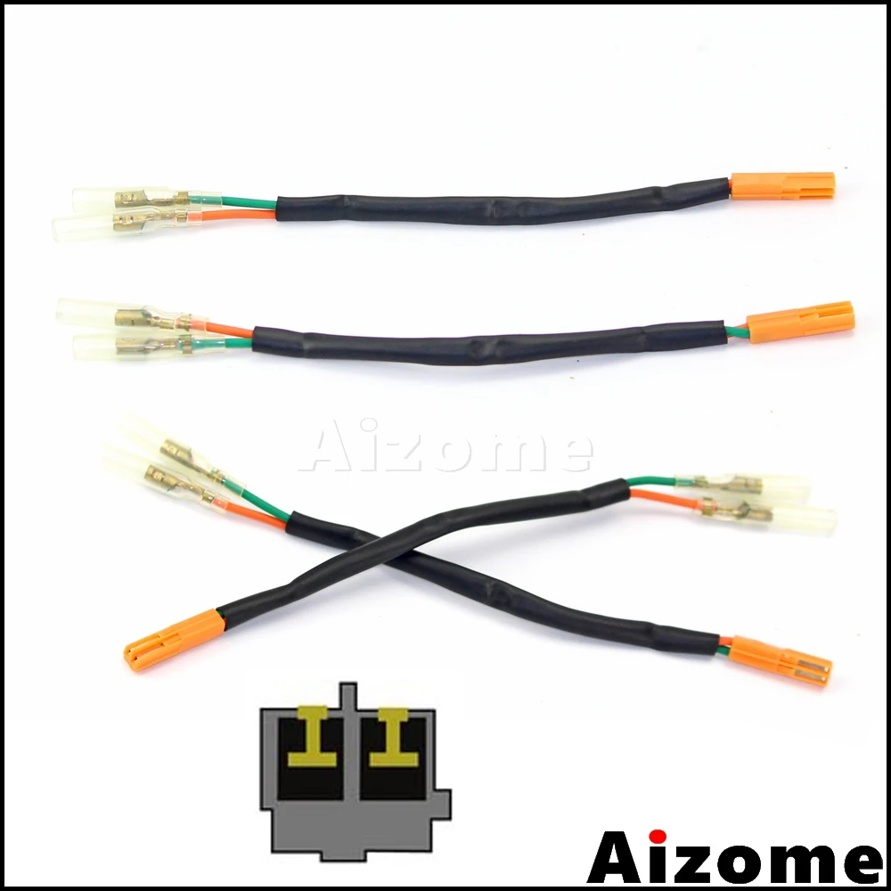 Motorcycle Turn Signals Adapter Plug Turn Signal Light Wire Connector For HONDA VT750  VT750C VT750CA VTX1800C VTX1800F NC700
