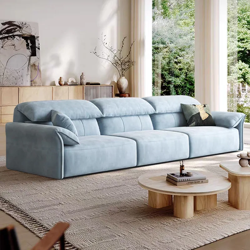 Elephant fabric sofa intelligent electric function sofa bed household living room size apartment