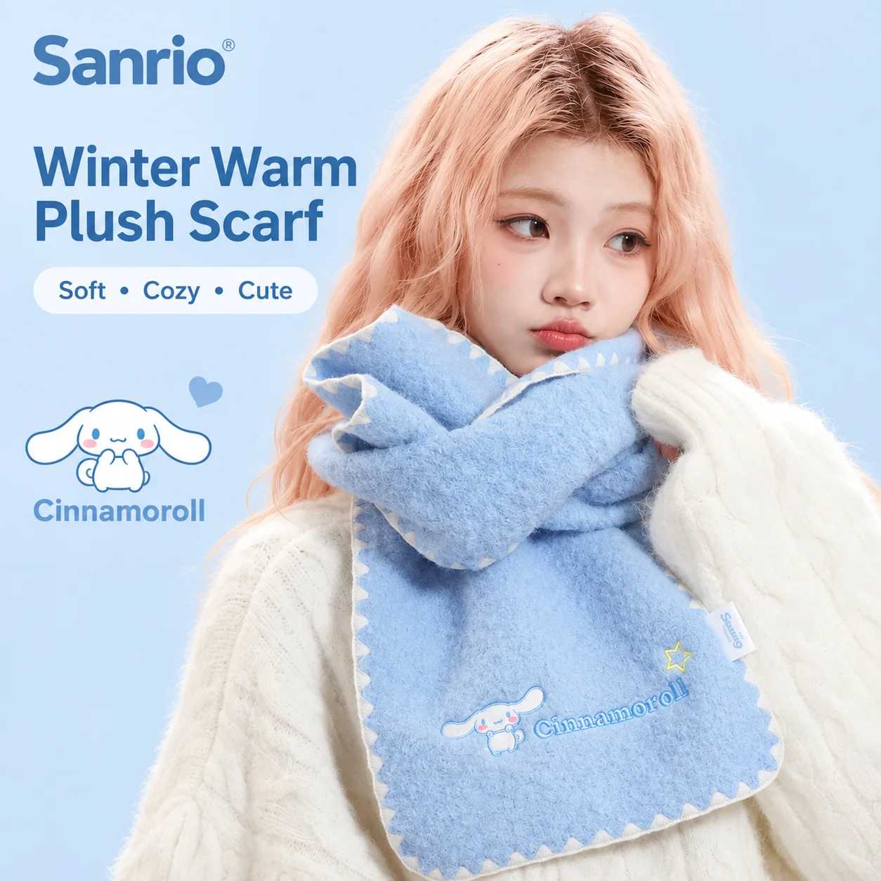 Winter Clothing Accessories - Sanrio Autumn Winter Thick Hello Kitty