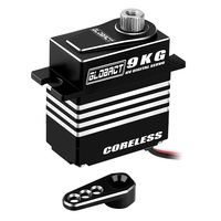 GLOBACT 9kg Metal Servo for 1/18 TRAXXAS TRX4M with Servo Arm High Torque Digital Servo Coreless Motor Servo HV 4.8V-8.4V
